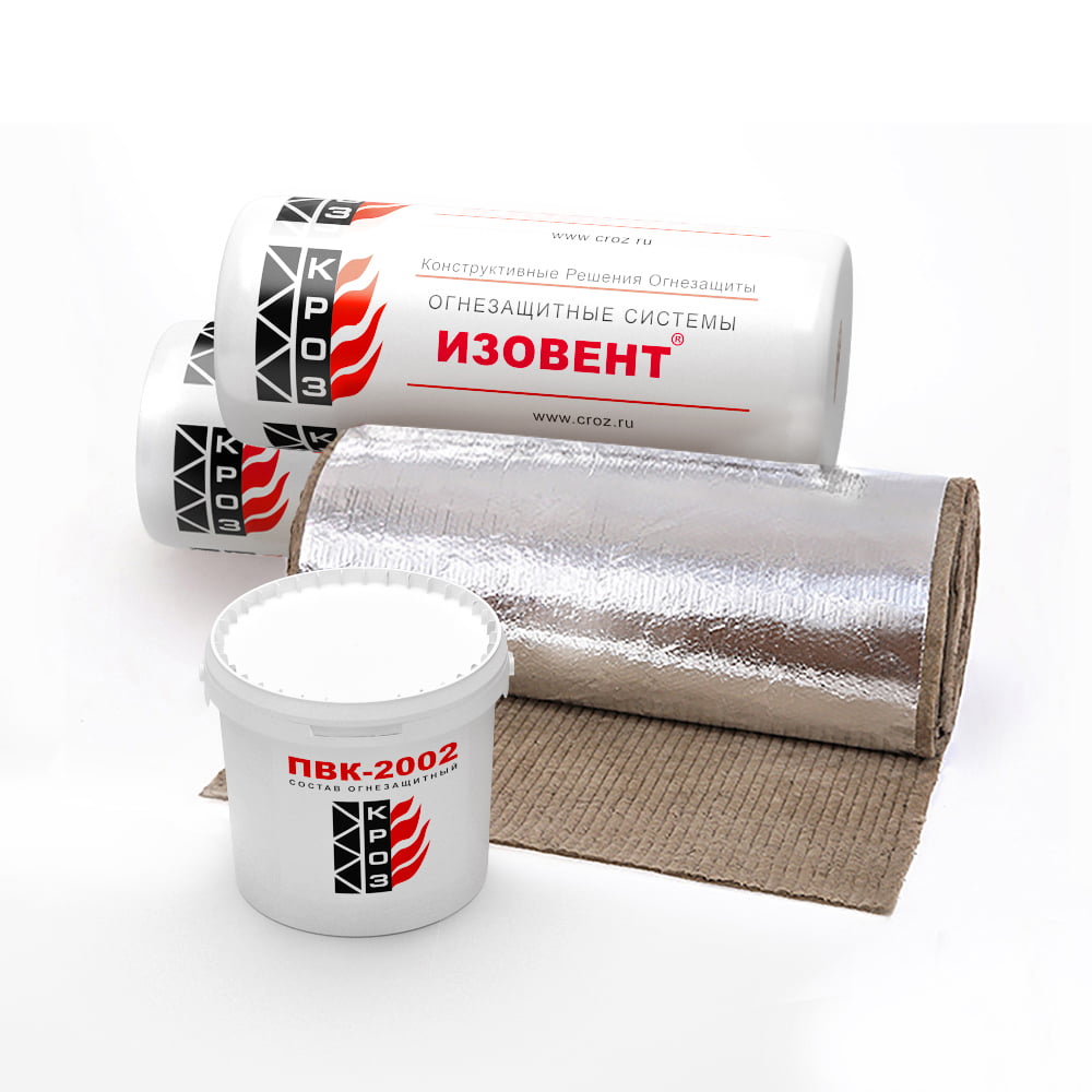 Огнезащитное покрытие Изовент-М (R150) белый клей